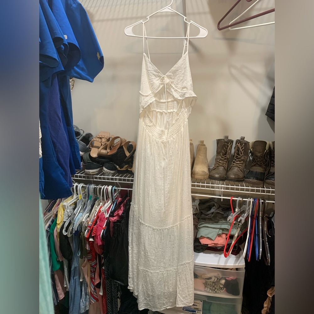 Altar’d State white maxi dress